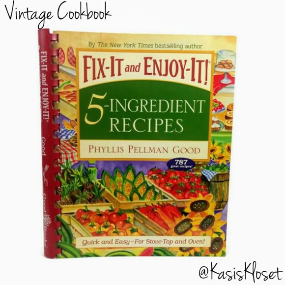 Fit It And Enjoy It Cookbook 5 Ingredient Recipes Quick Easy Stovetop & Oven - Picture 1 of 15